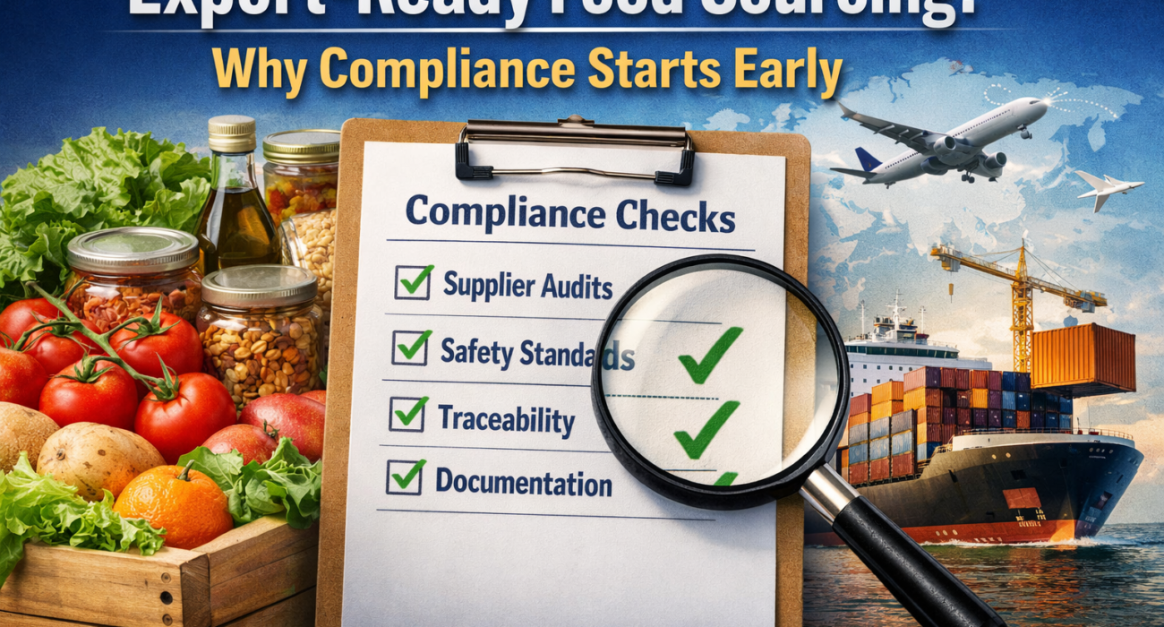 export-ready food sourcing